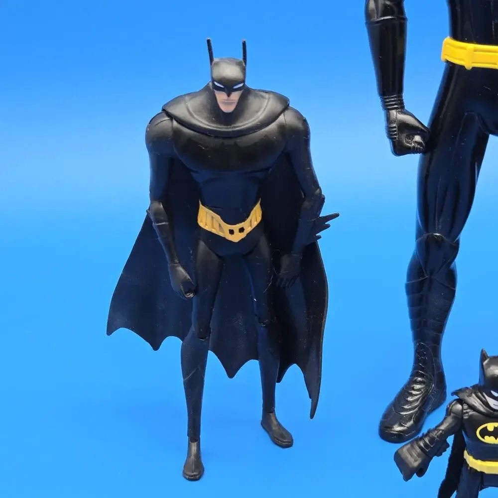 Mattel Batman Unlimited BEWARE THE BATMAN Animated Plus 3 Add'l Batman Figures